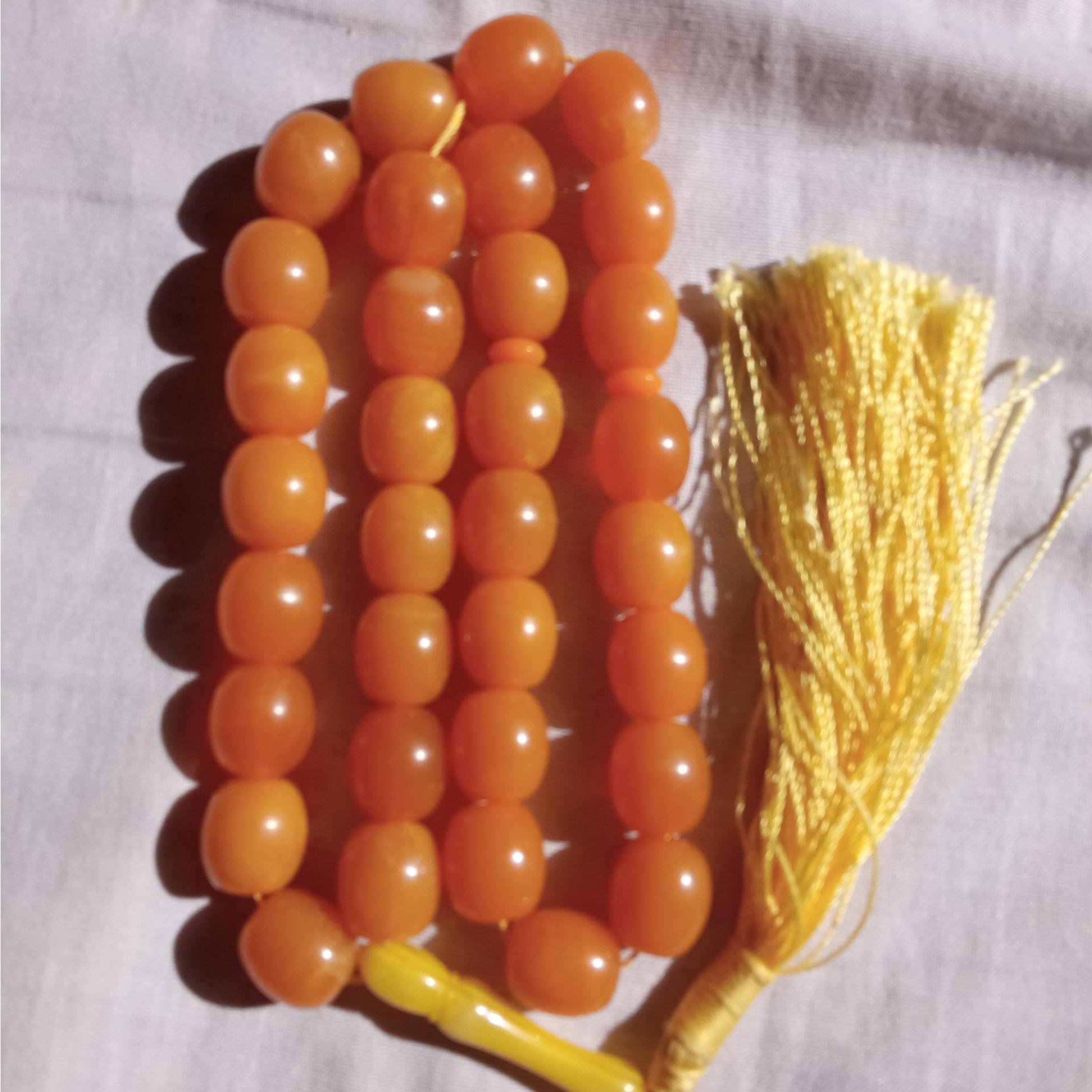 تسبیح کهربا قدیمی