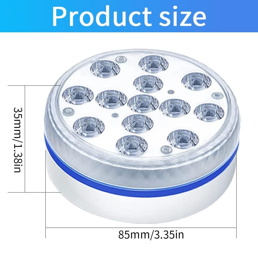 چراغ چند رنگ RGB 13-LED ضد آب