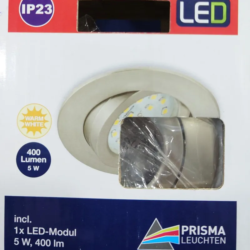 led سقفی توکار 5W برند معتبر آلمانی بریلونر