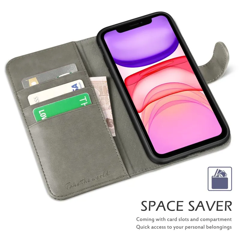قاب کیف پول TUCCH iPhone 11 Pro