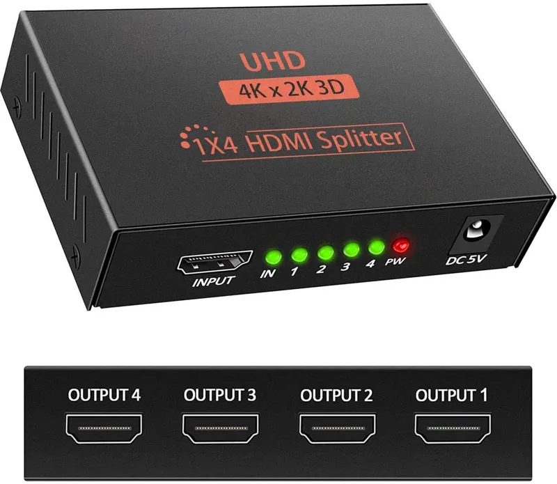 تقسیم کننده یک به چهار HDMI