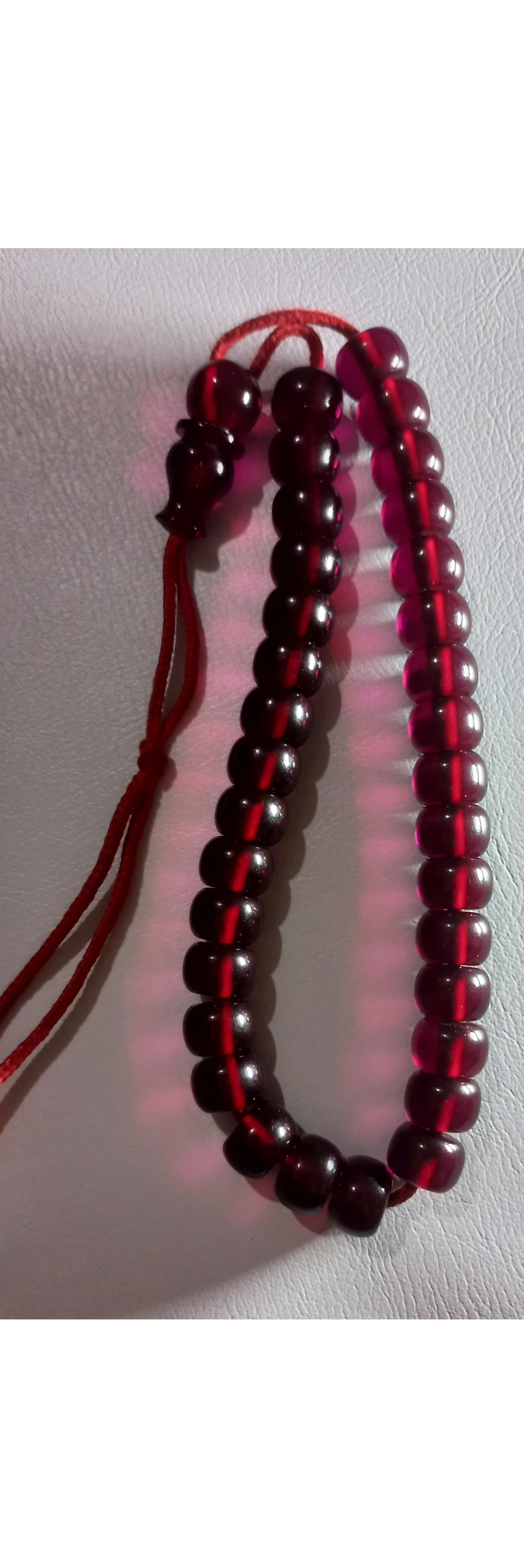 تسبیح سندلوس آلبالویی، خوش دست، خوش تراش