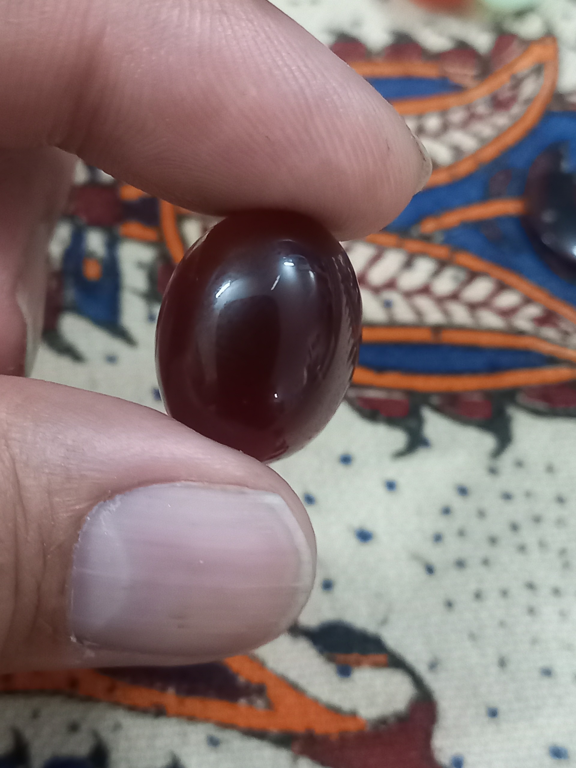 نگین عقیق سرخ