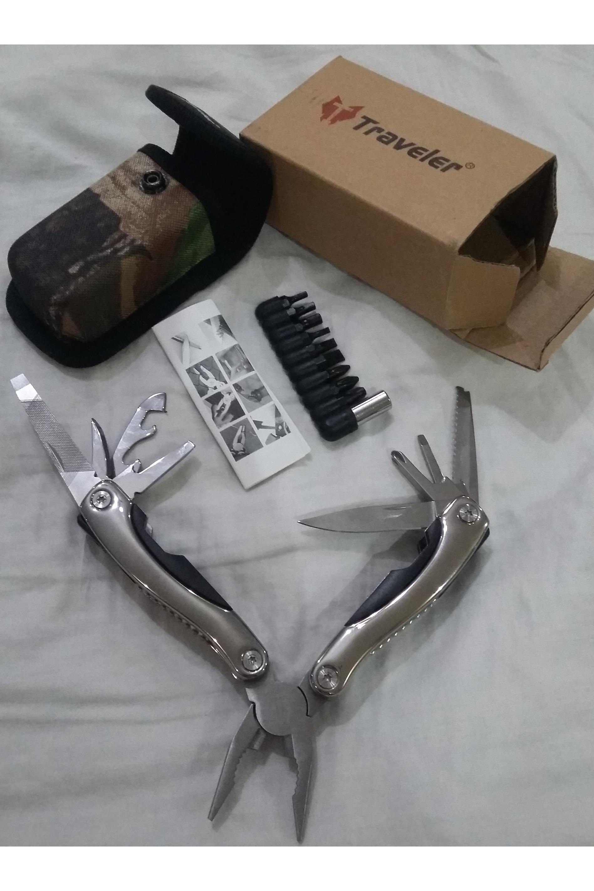 انبرچندکاره تراول اصلی باکیف کمری وکیفیت عالی-10سر