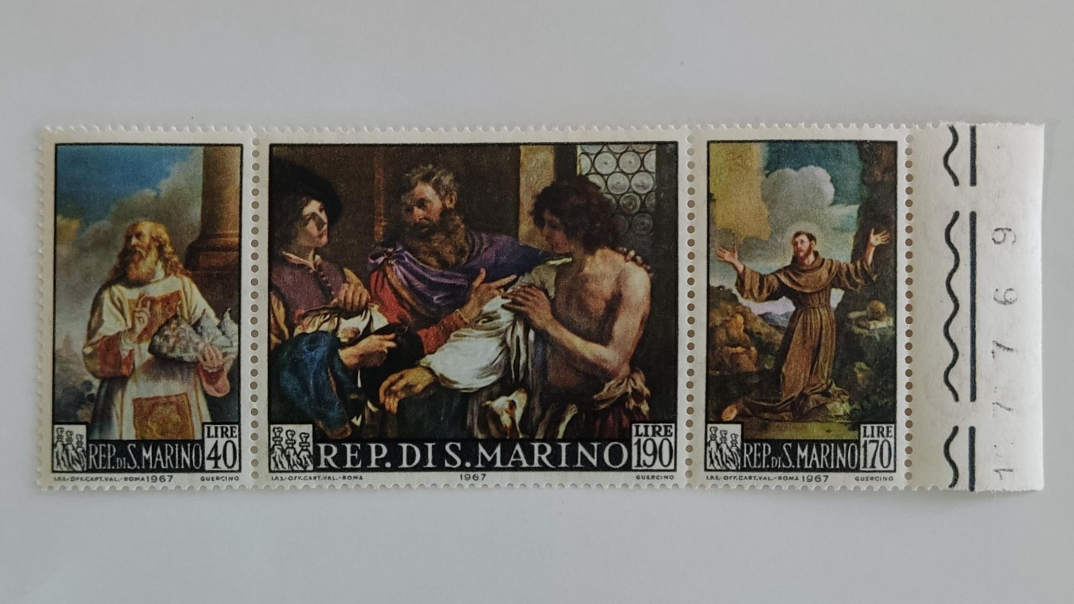 سری تابلوهای نقاشی ، سان مارینو 1967