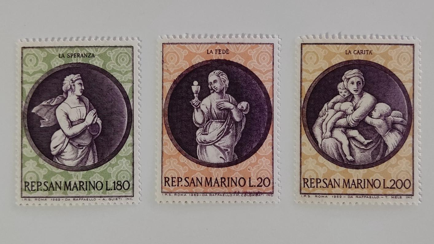 سری تابلوهای نقاشی اثر رافائل 1969