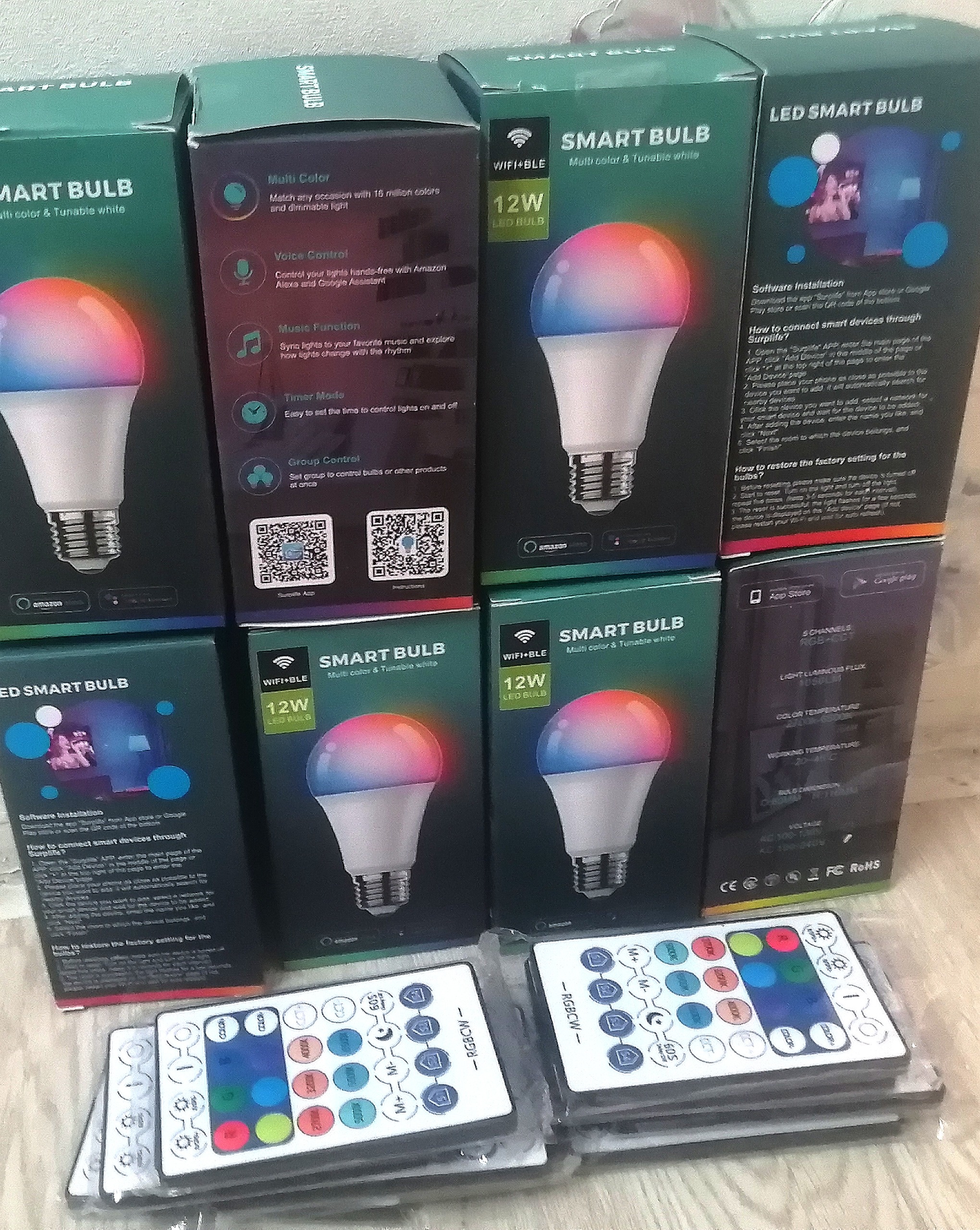 لامپ هوشمند وای فای RGB Smart Bulb  l توضیحات