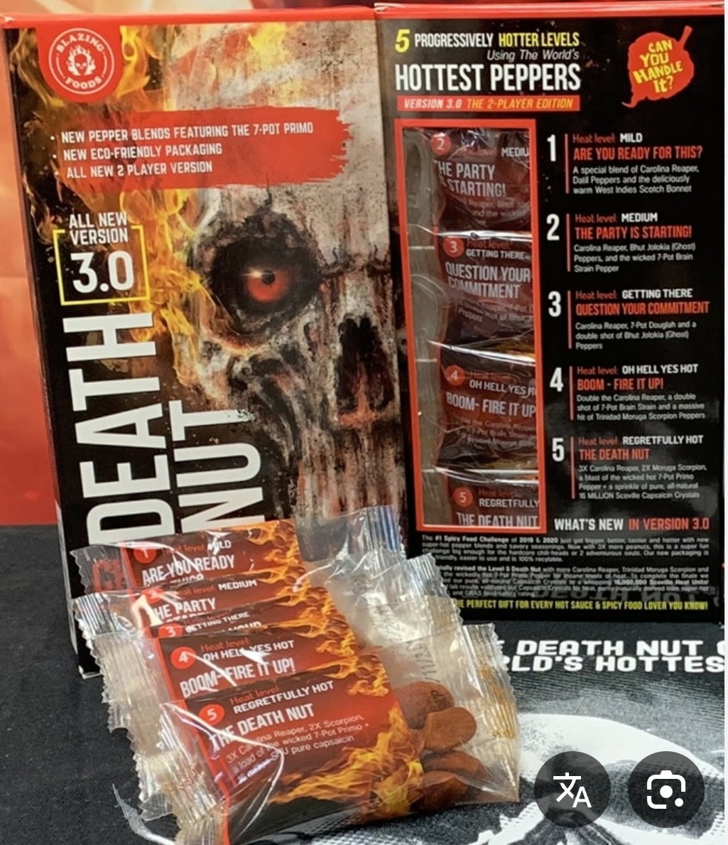 چالش تندترین تنقلات فلفل کارولینا ورژن3