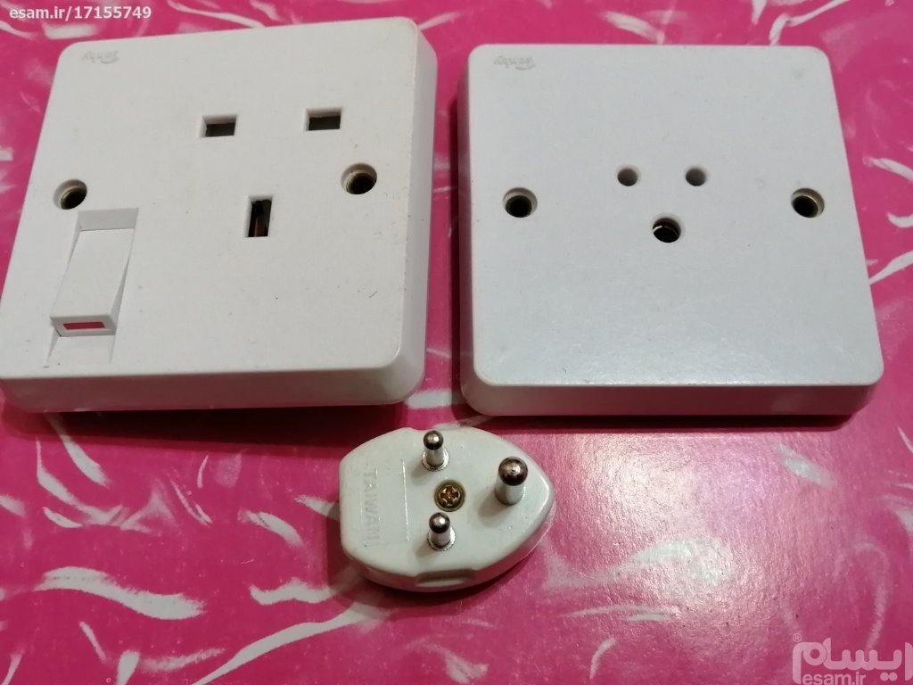 پریز کلیددار وپریز تلفن انگلستان دهه 60