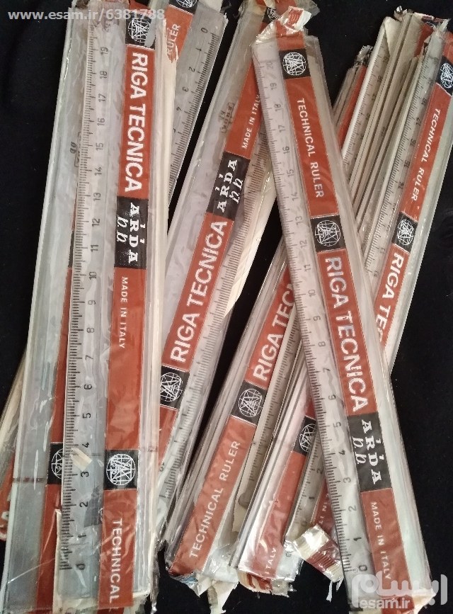 2عددخط کش 20سانتی ARDA ایتالیا دهه 60