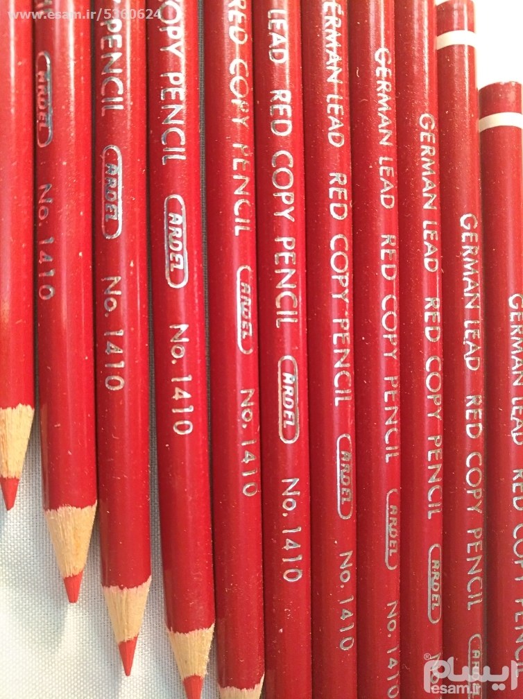 2عدد مداد کپی قرمز آردل آلمان دهه50
