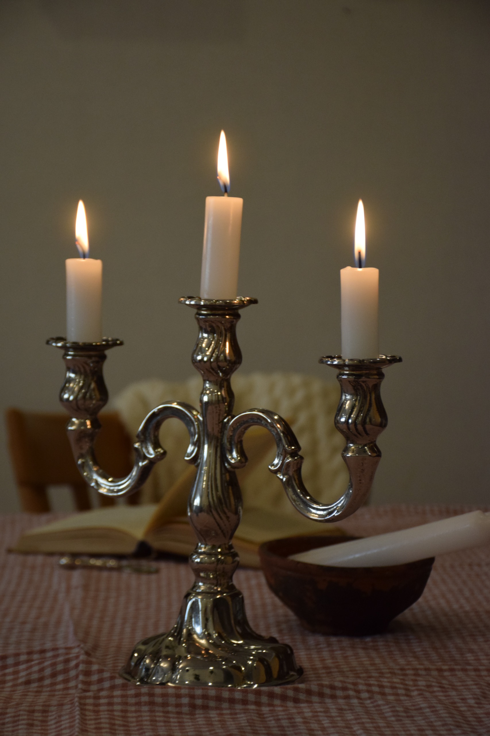 شمعدان آنتیک عتیقه سیلورپلیت آلمانی