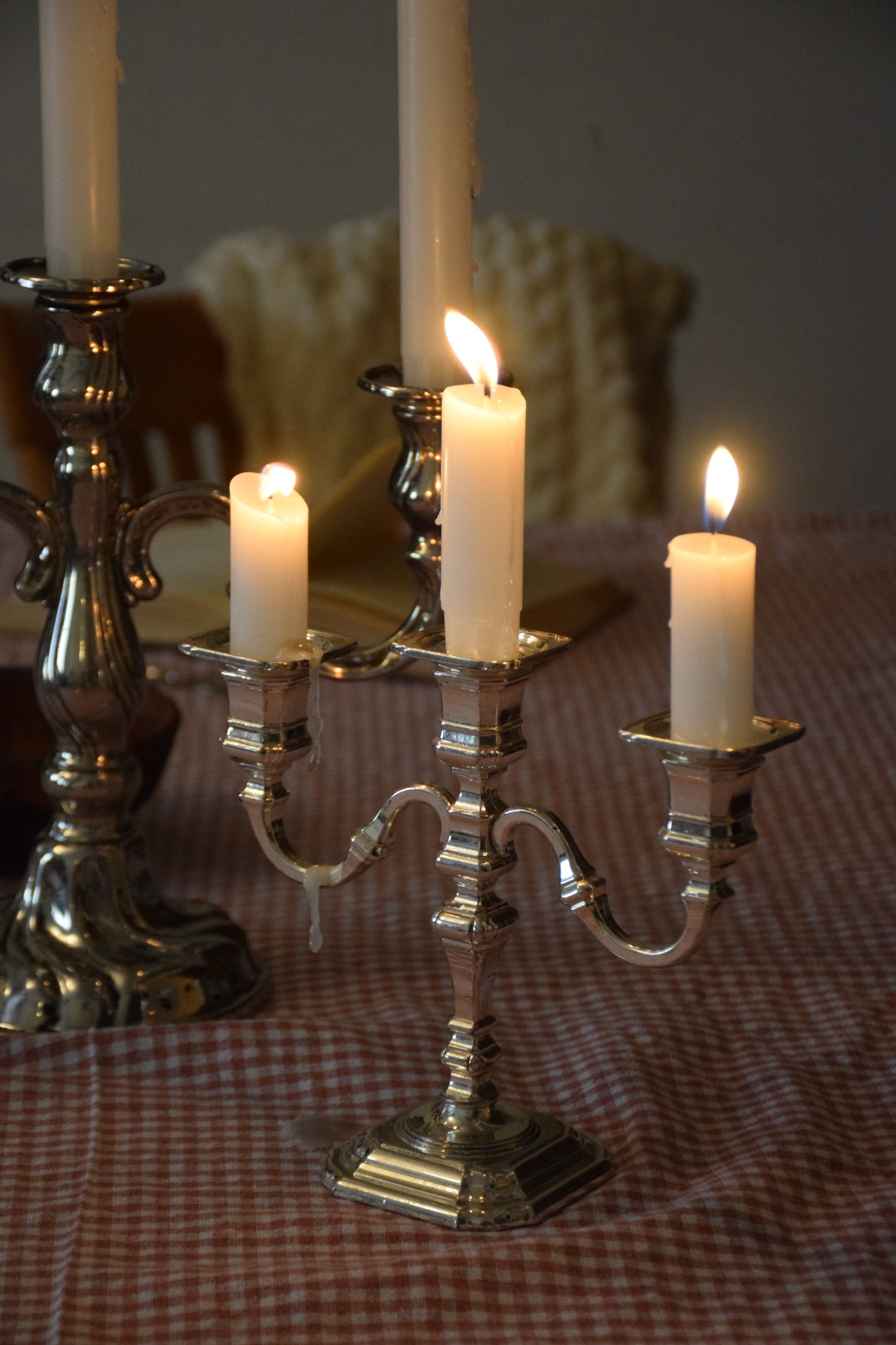 شمعدان سیلورپلیت آنتیک آلمانی