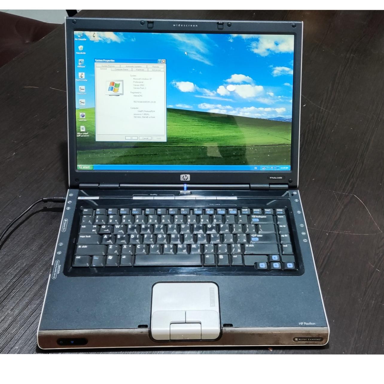 لپ تاپ HP ویندوز XP سالم