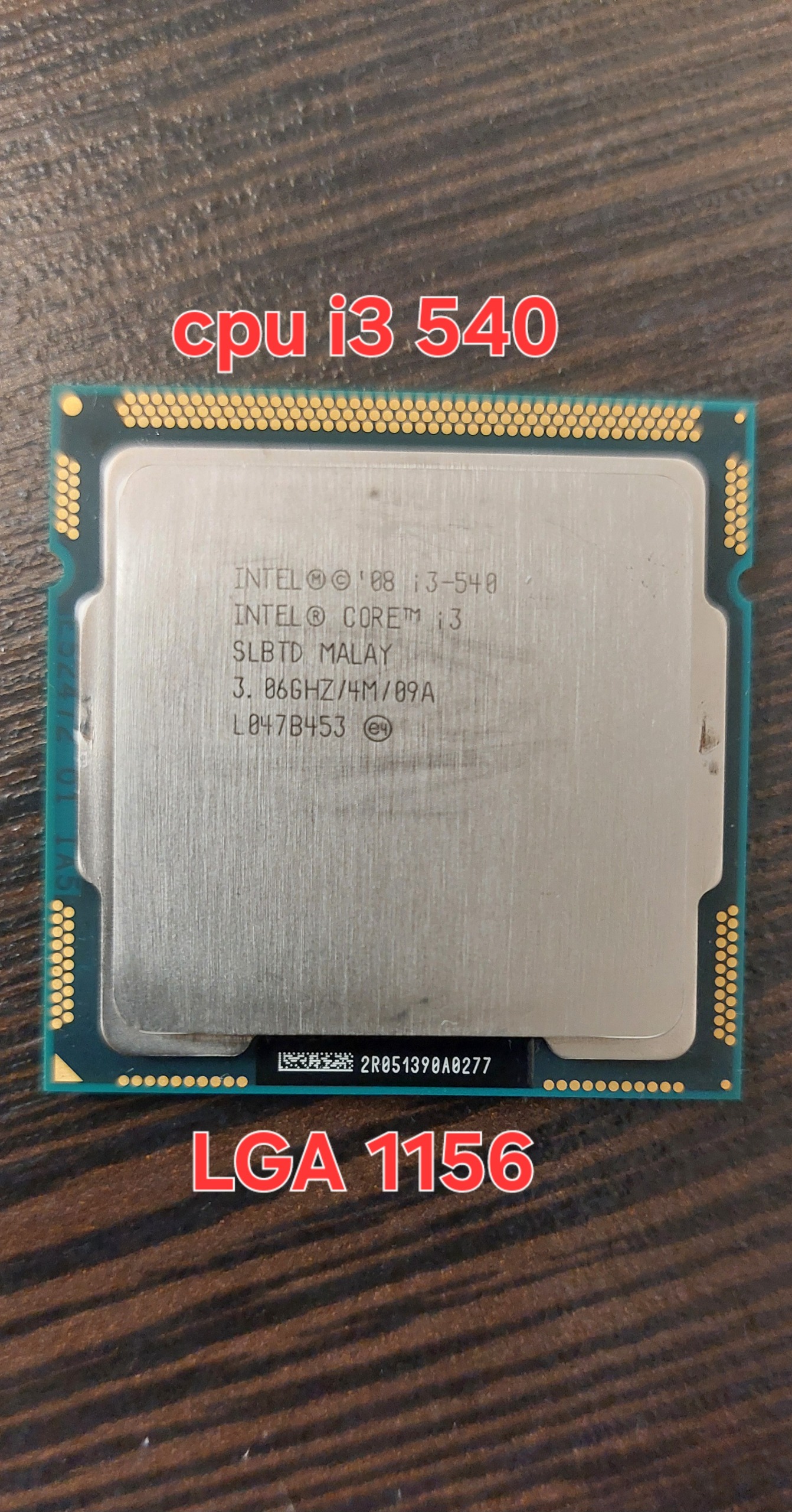 Cpu i3 540