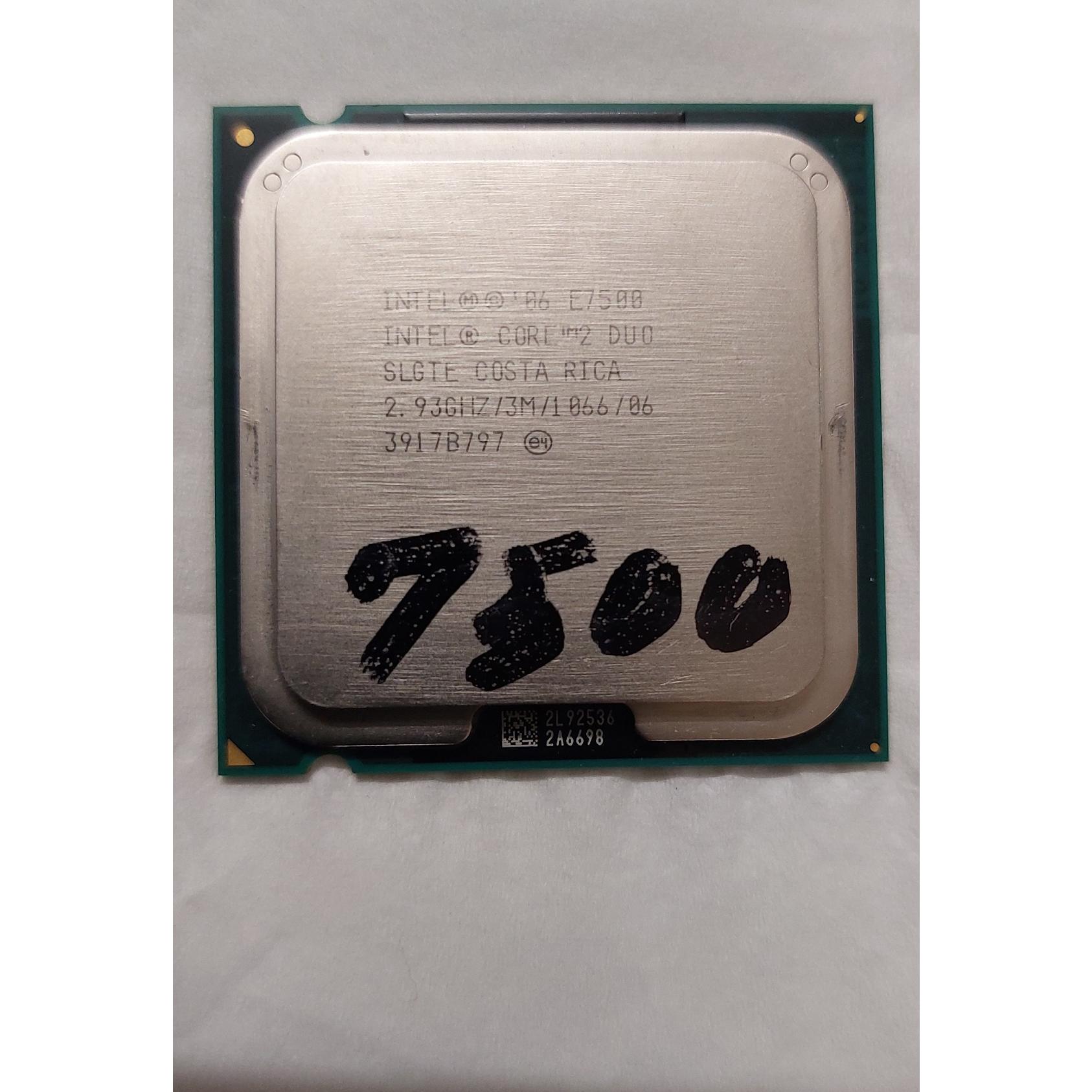 Cpu intell E7500