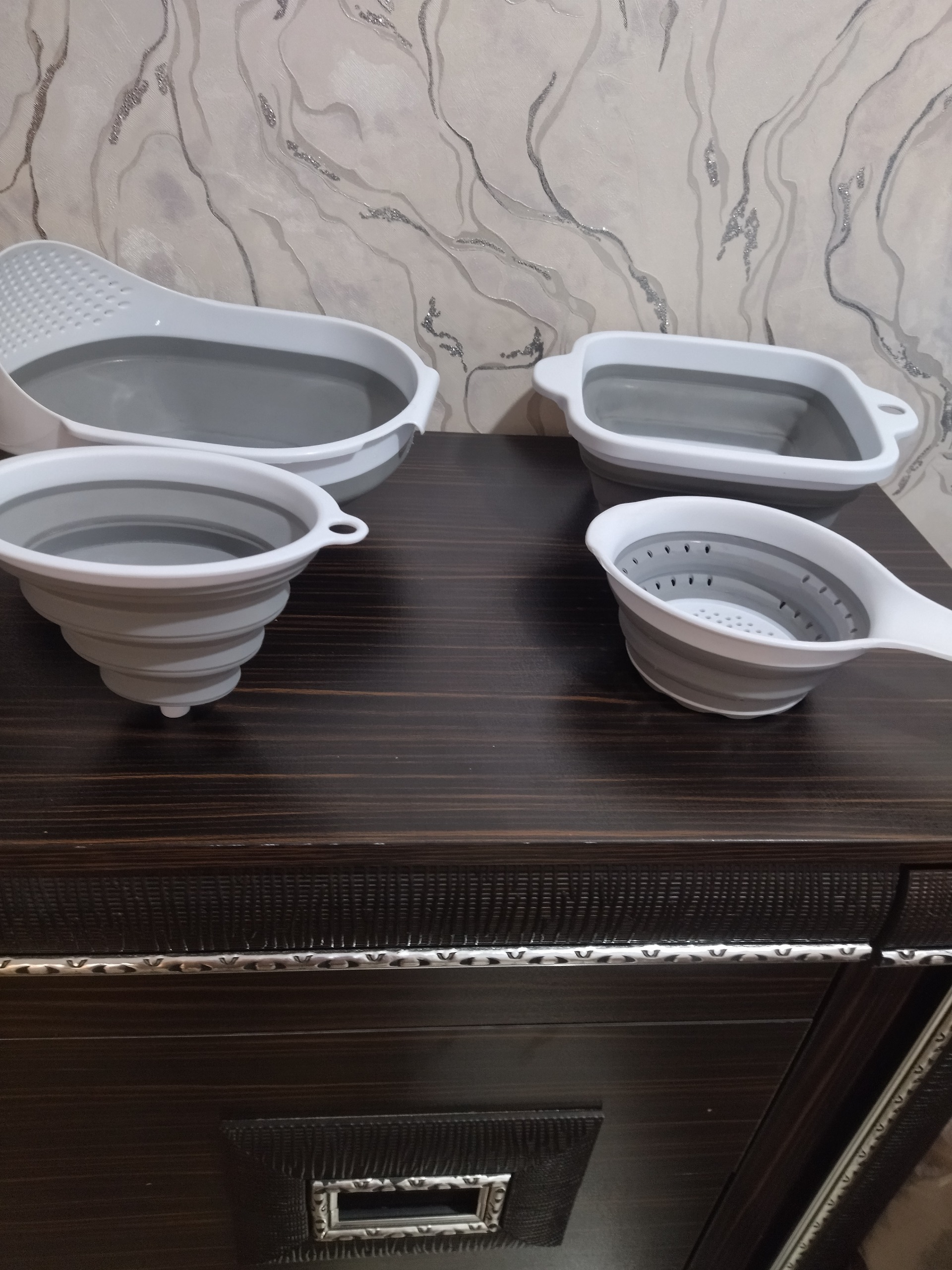 ست آبکش آکاردئونی 4عددی