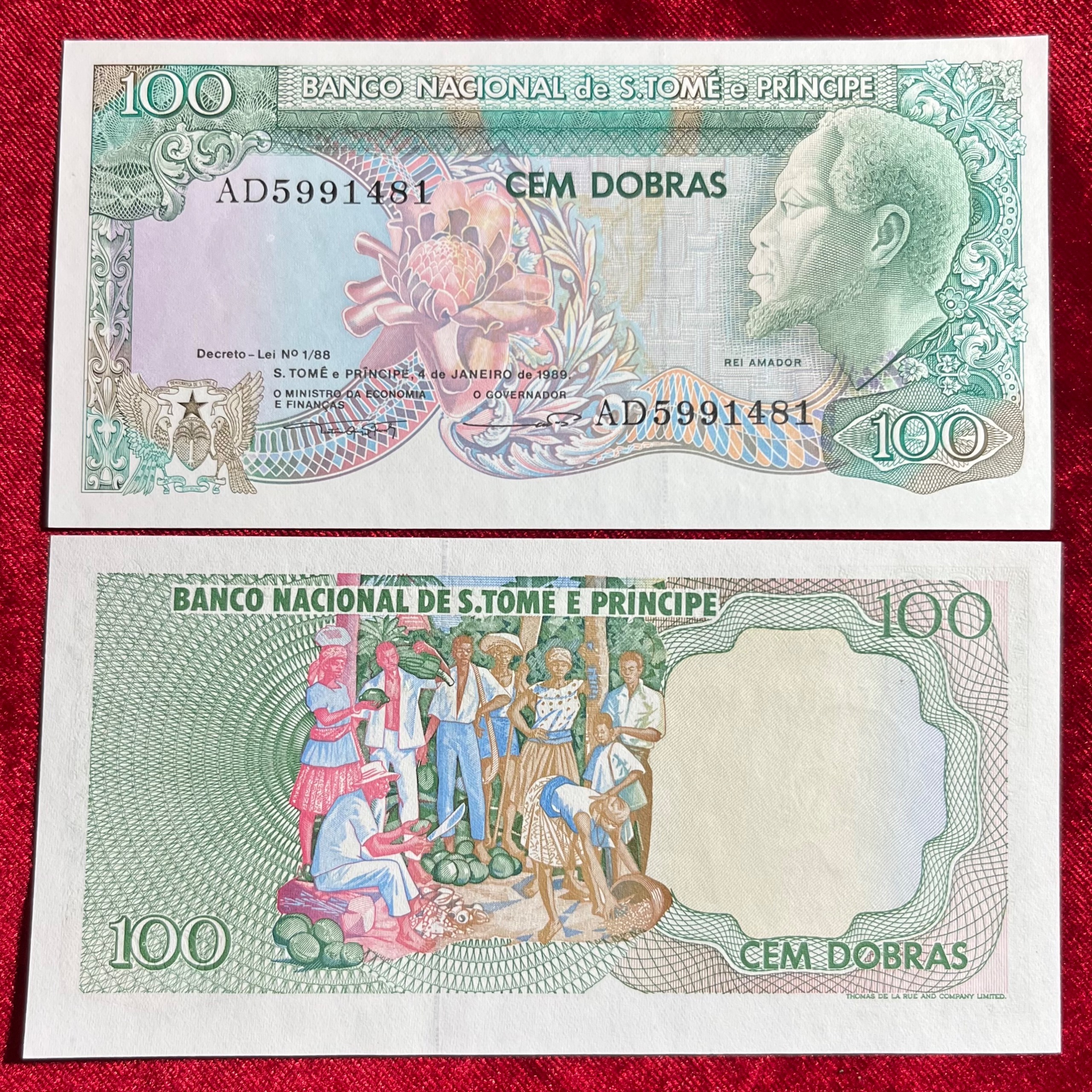 اسکناس 100 دوبراس سائوتومه و پرنسیپ