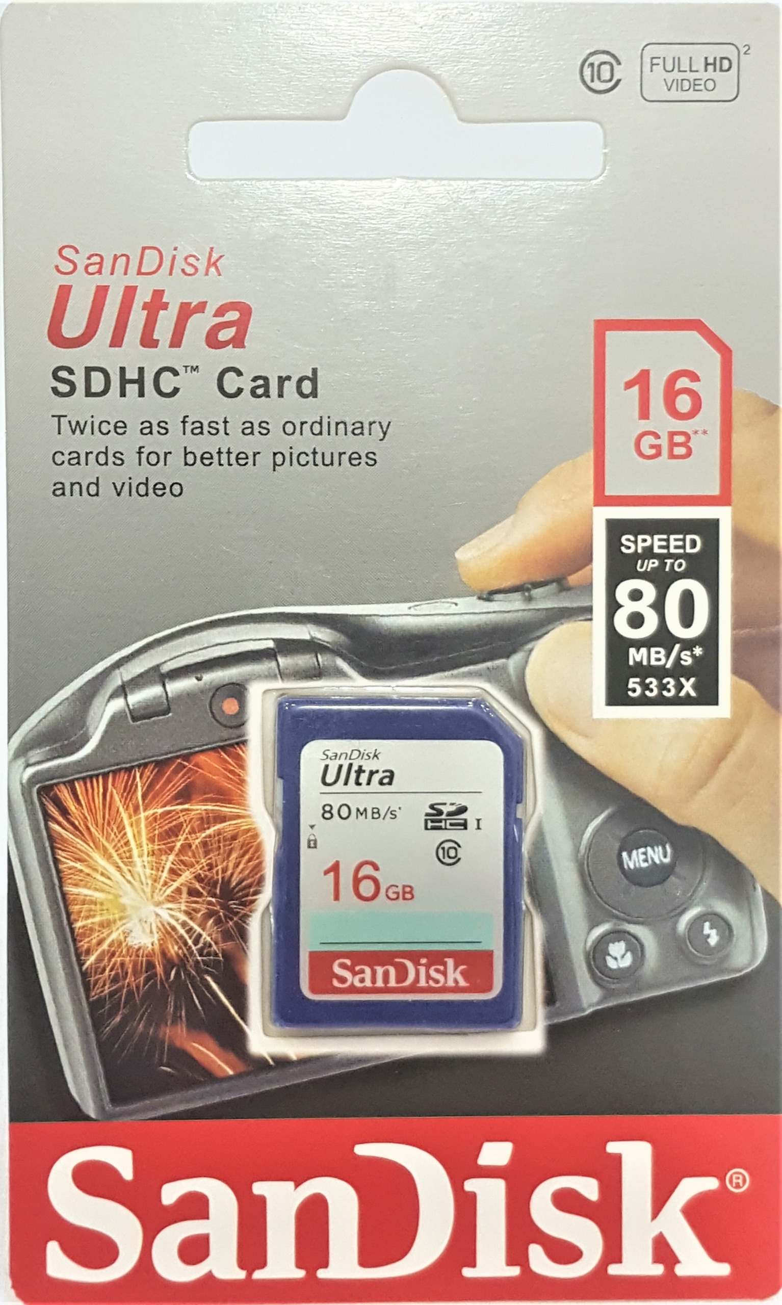 مموری دوربین SanDisk 16GB
