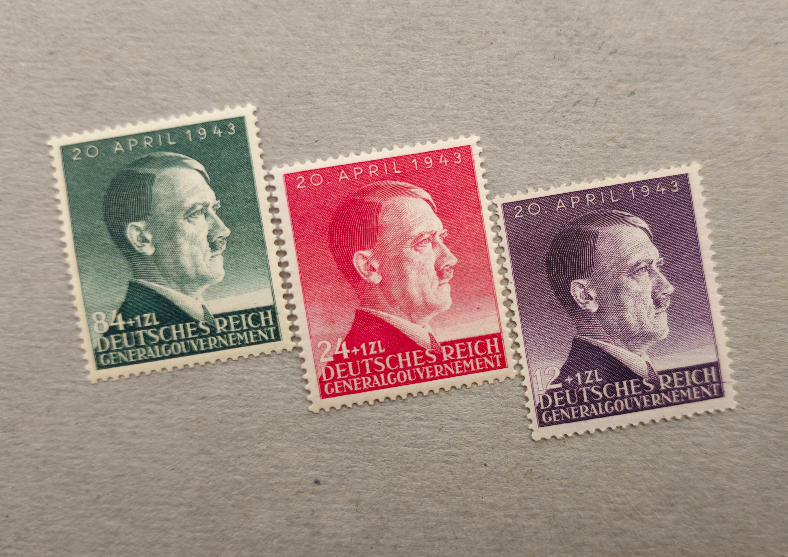 ست یادبود تولد هیتلر حکومت عمومی لهستان 1943(سری6)
