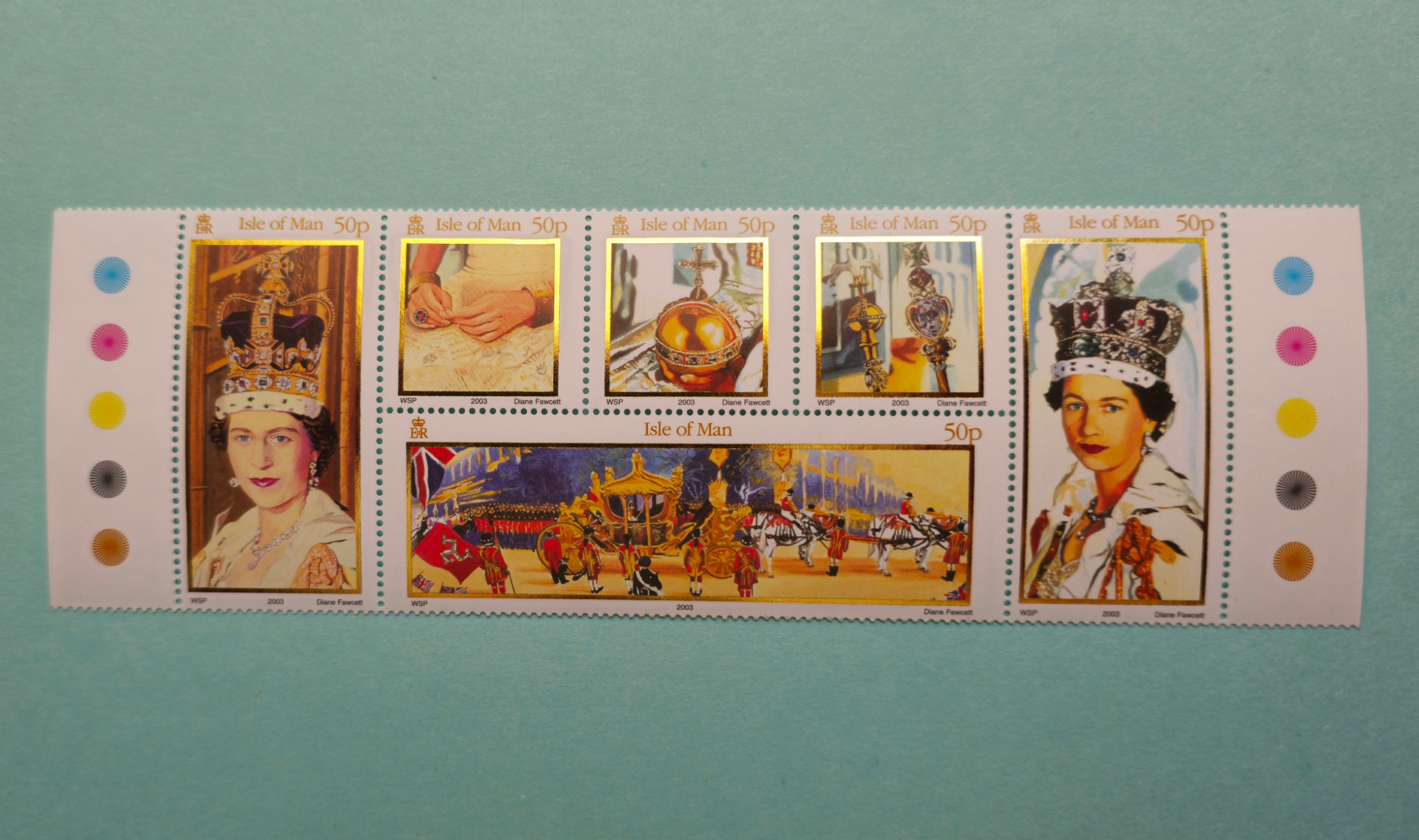 50مین سالگرد تاج گذاری ملکه الیزابت جزیره من 2003