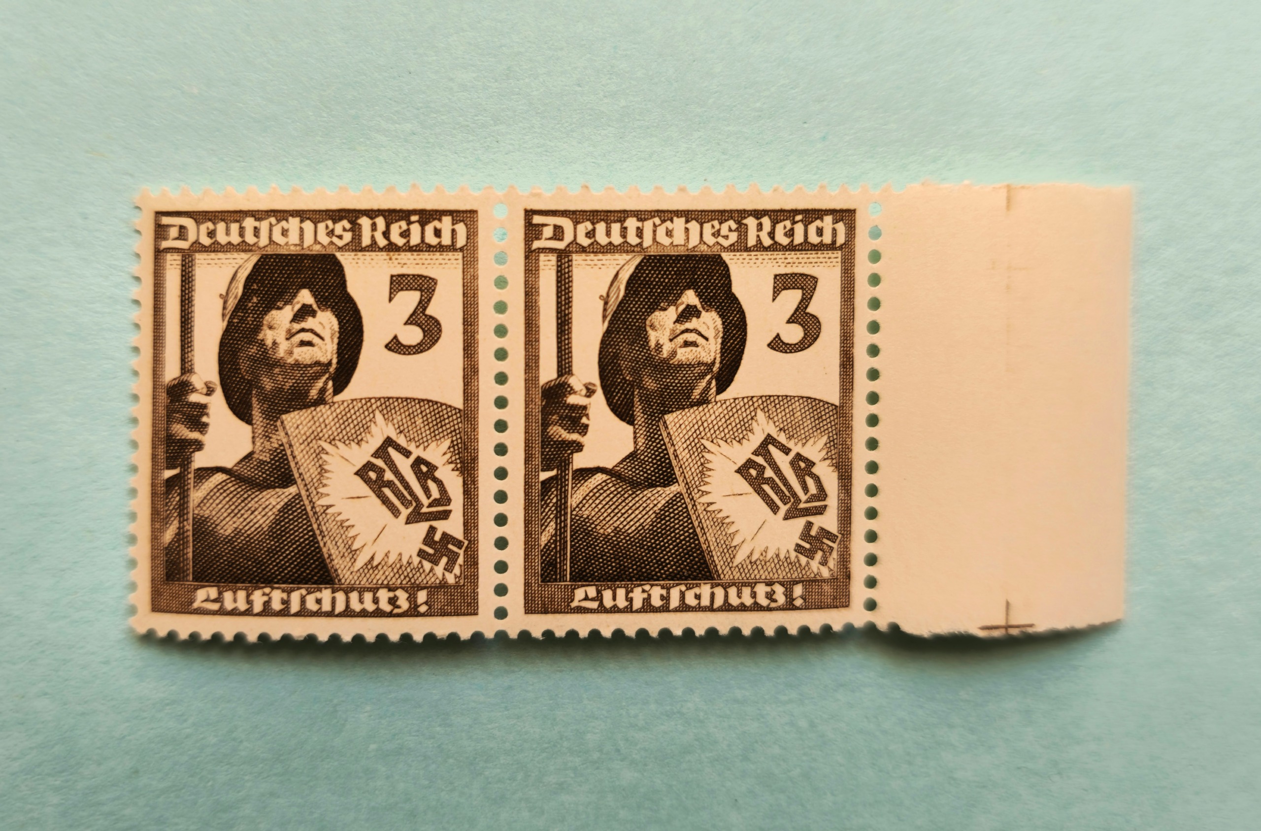 سری تمبر 3 فنیگ لیگ دفاع هوایی رایش آلمان 1937