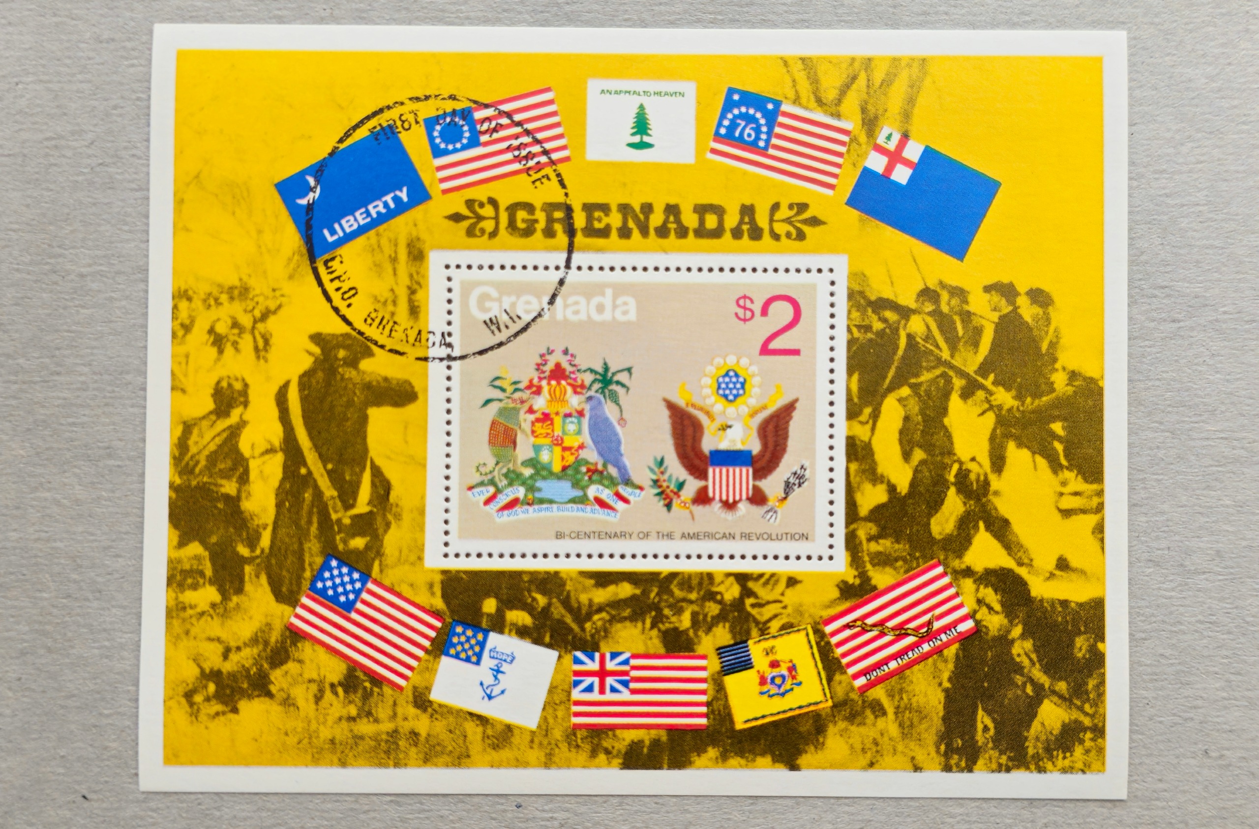 یادبود 200 سال استقلال آمریکا در مستعمرات بریتانیا