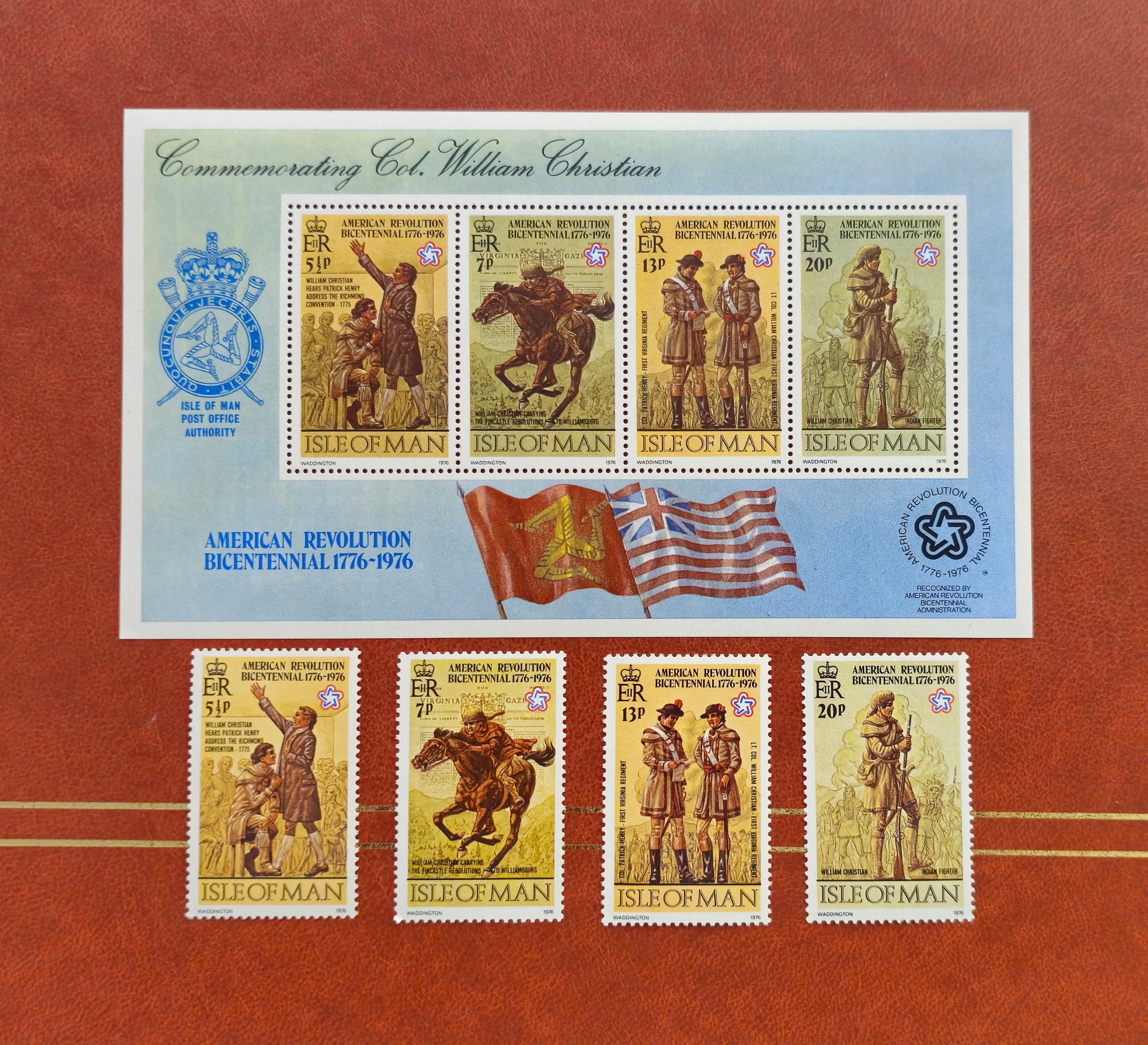 یادبود ویلیام کریستین و استقلال آمریکا جزیره من