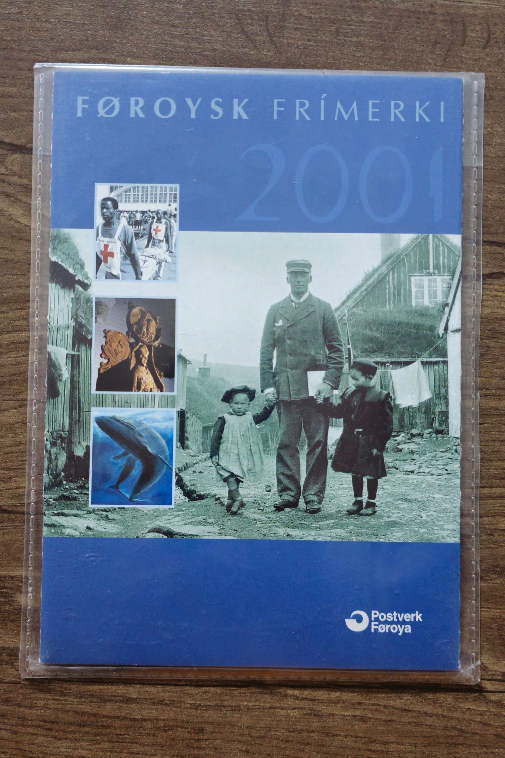 بوکلت نایاب تمبرهای جذاب کل سال جزایر فارو 2001