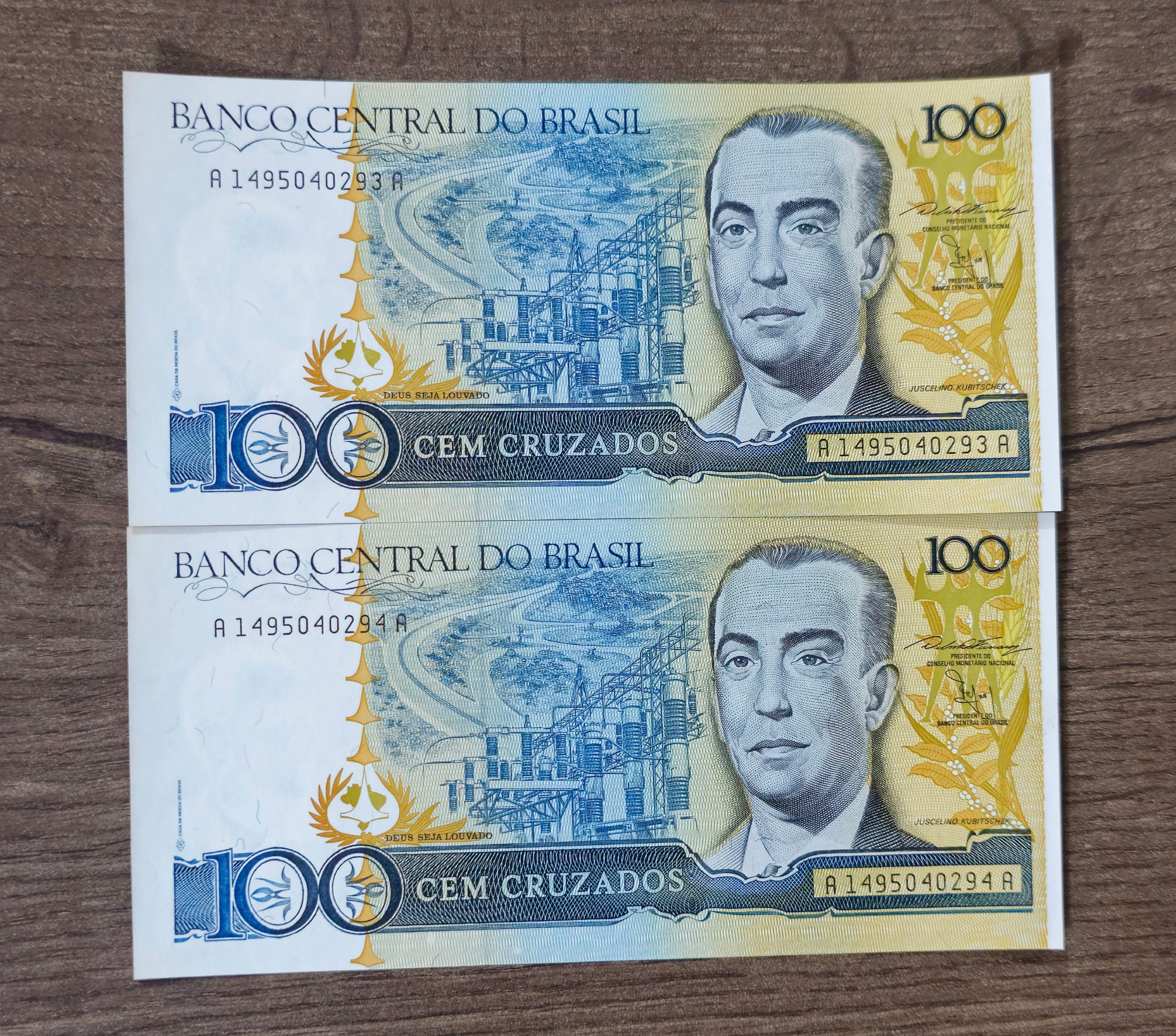 قدرت و تاریخ برزیل در جفت 100 کروزادو کوبیتشک UNC