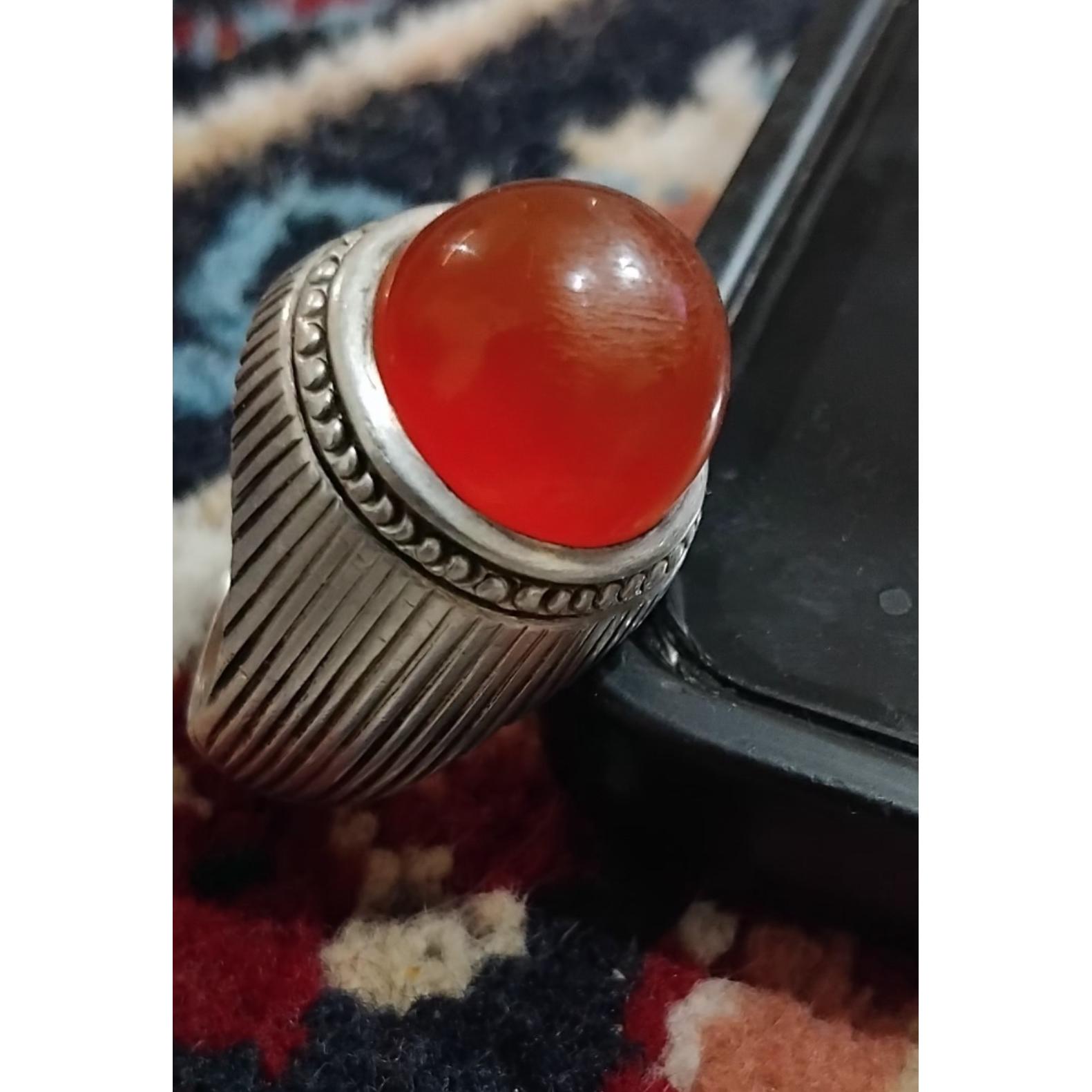 عقیق یمنی کله قندی توضیحات