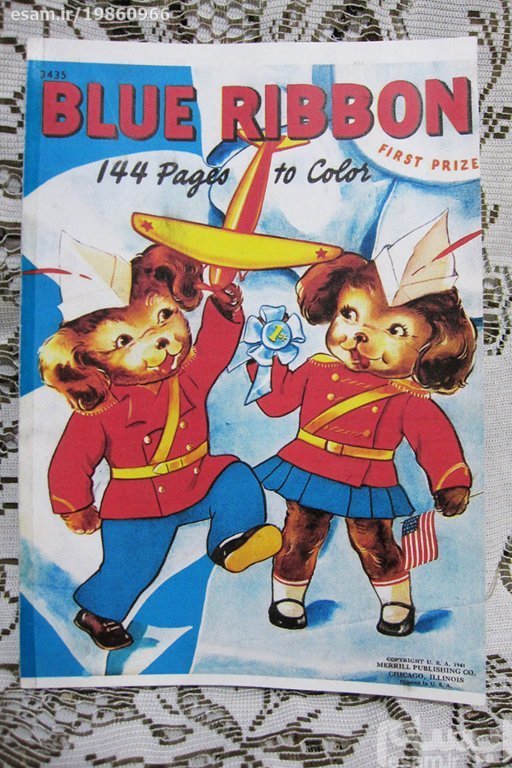 کتاب رنگ آمیزی BLUE RIBBON