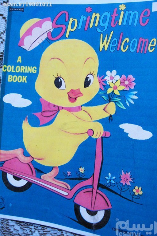 کتاب رنگ آمیزی Springtime Welcome
