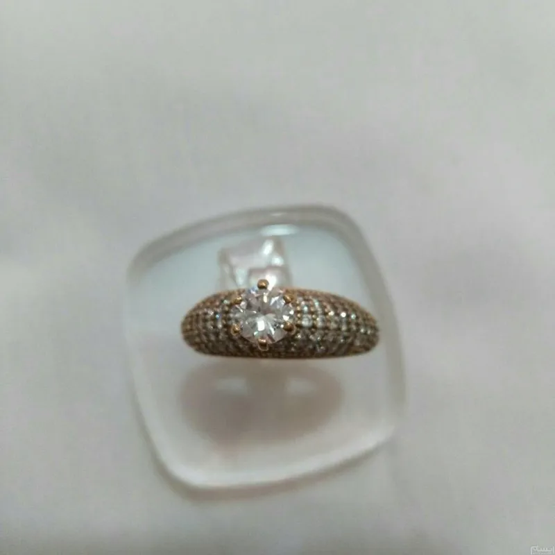 انگشتر فول نگین تک تخم