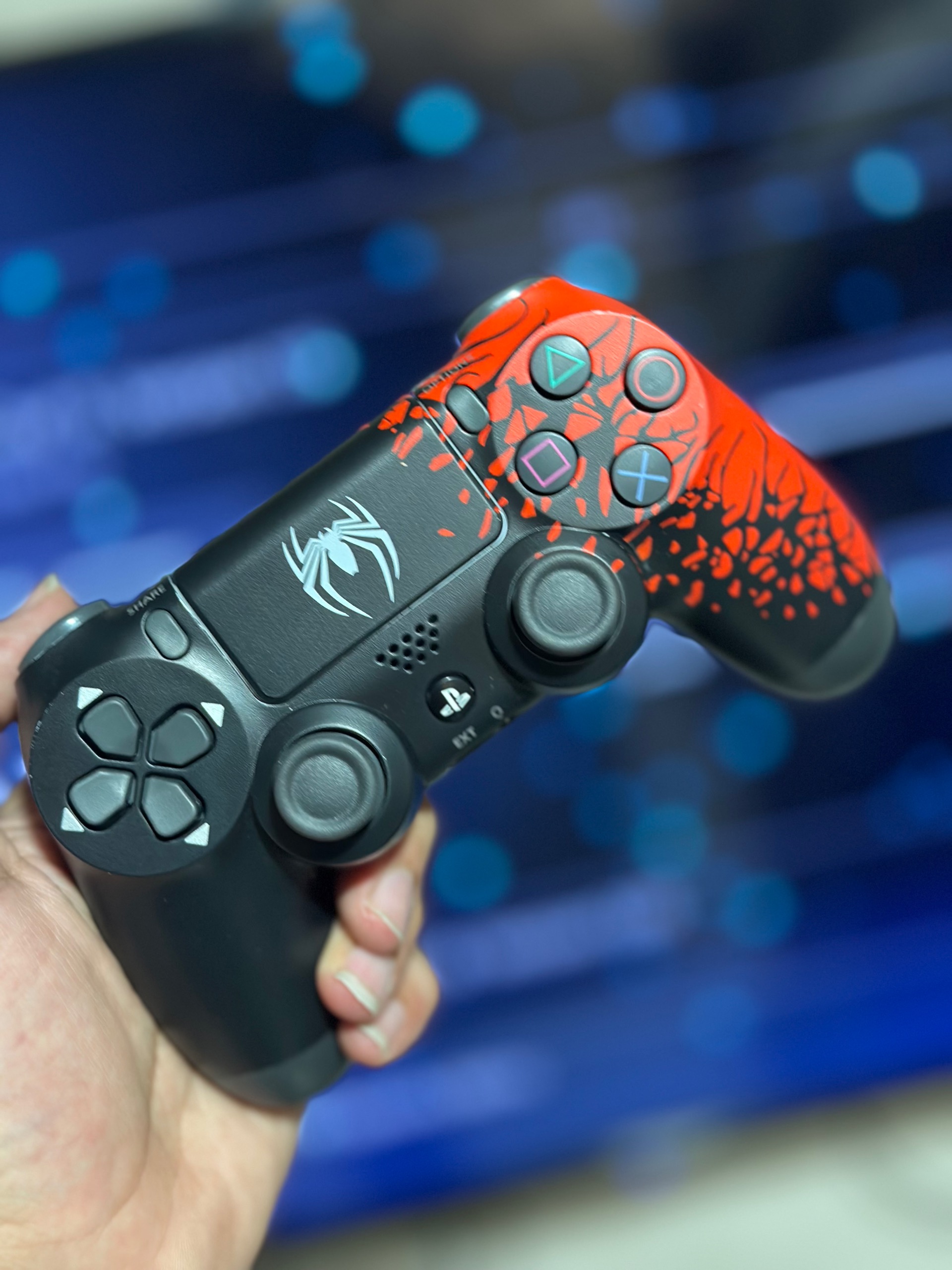 دسته Ps4 طرح جذاب اسپایدرمن