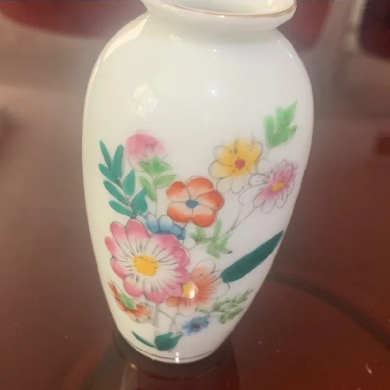 گلدان کوچک دکوری طول 10 قطر 7