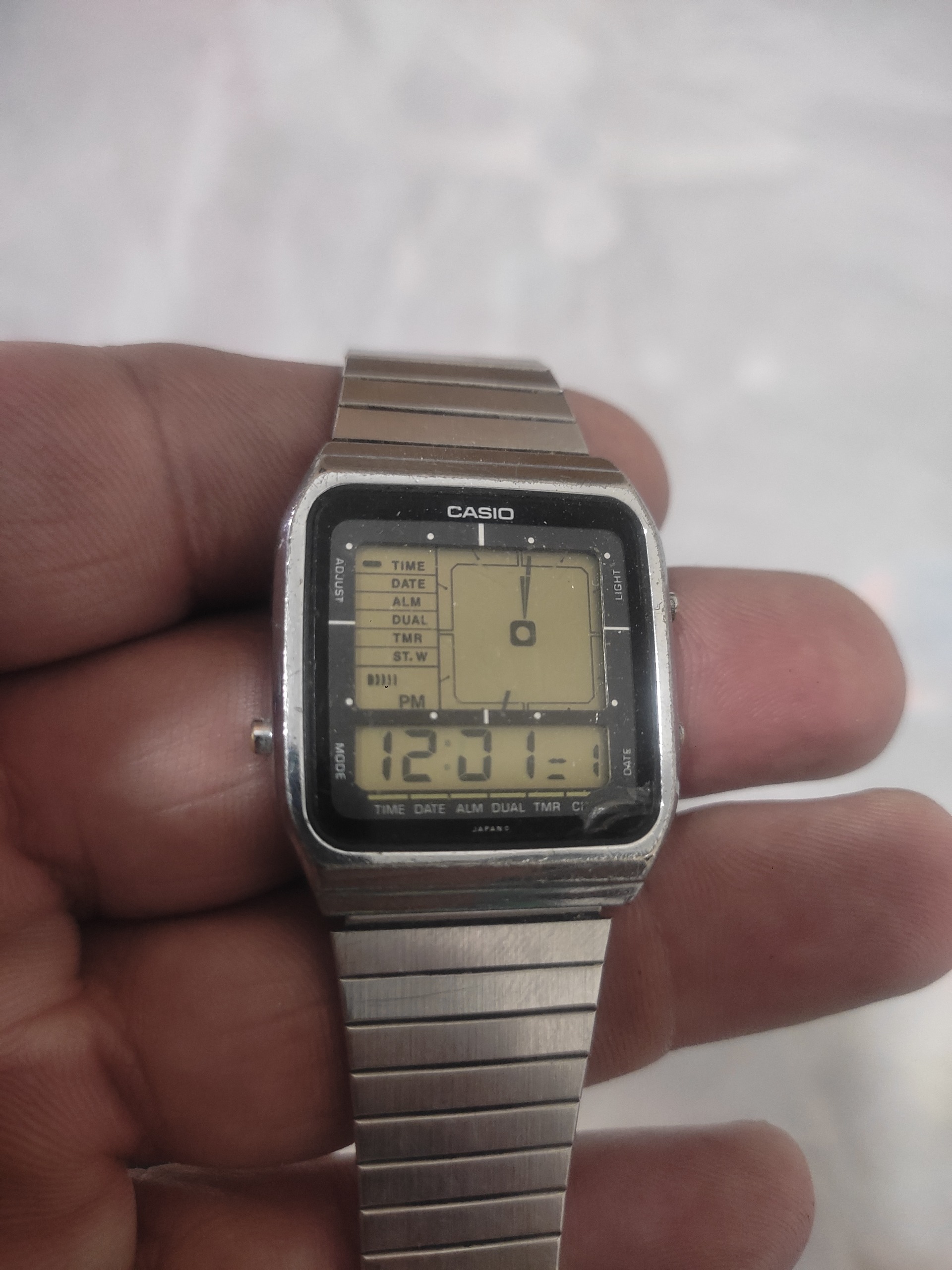 ساعت کاسیو دوزمانه 1980ژاپن