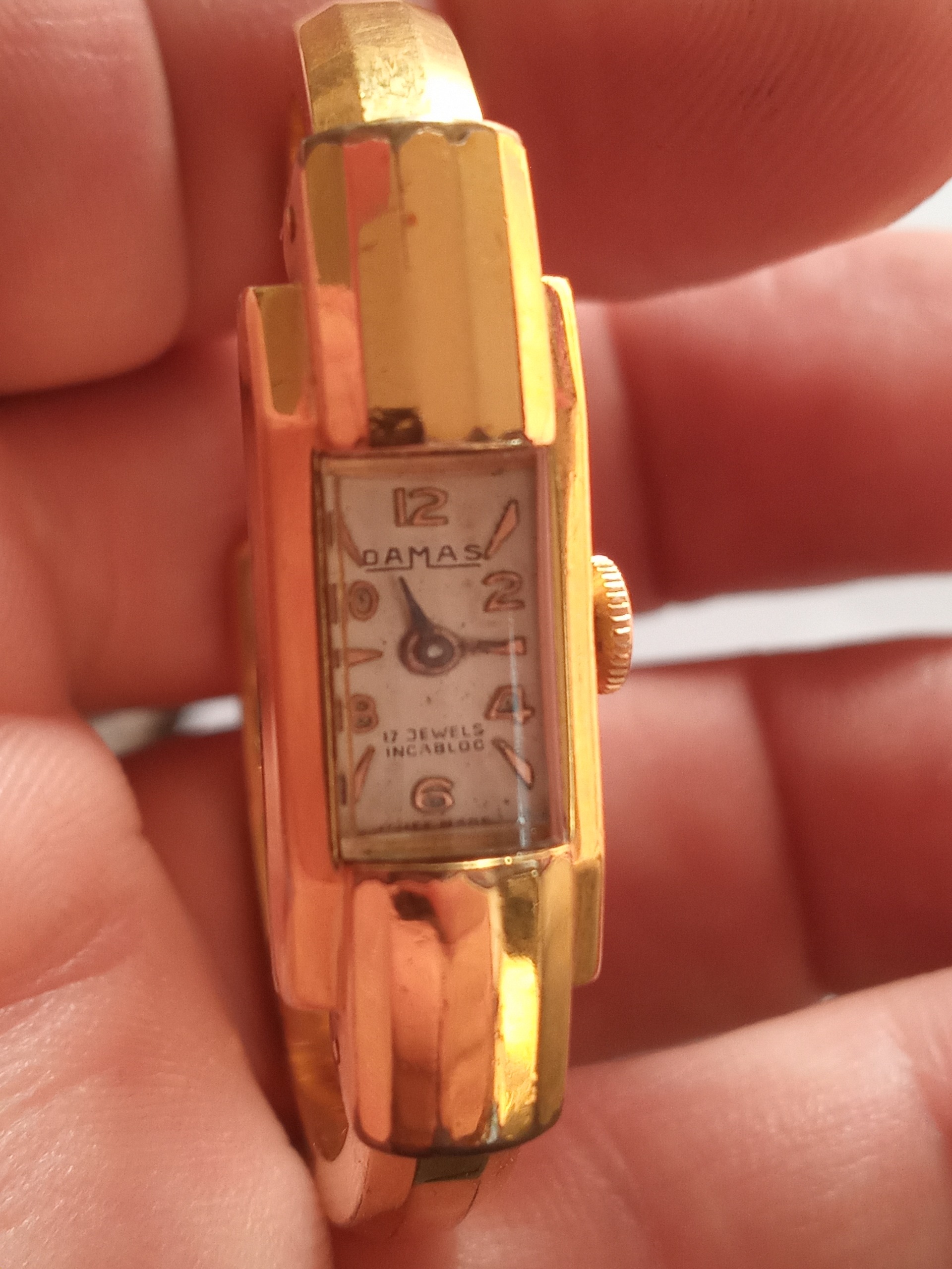 ساعت زنانه داماس 20میکرون قدمت بالای90 سال