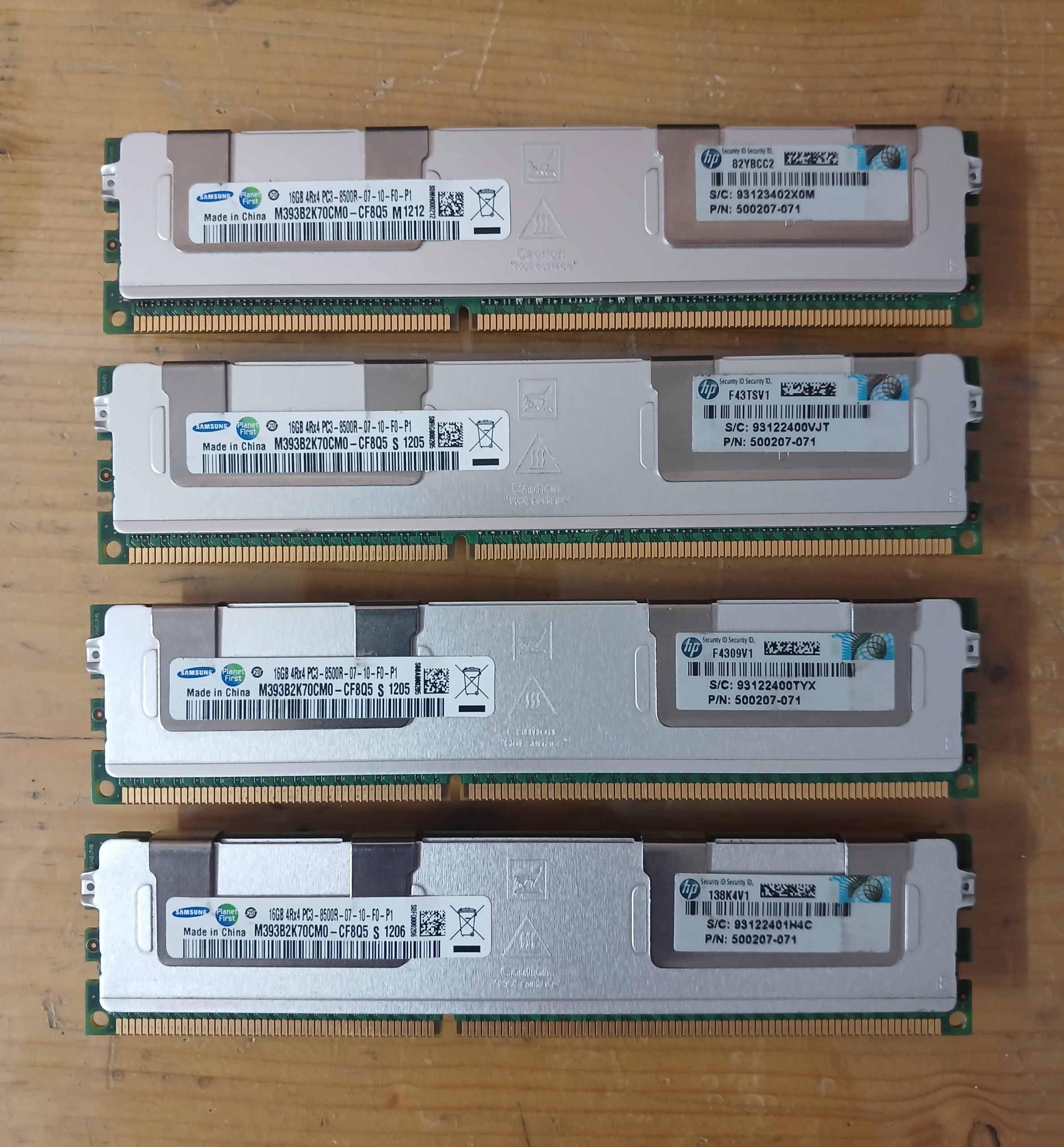 رم سرور 64GB DDR3 (4ماژول 16GB) سامسونگ
