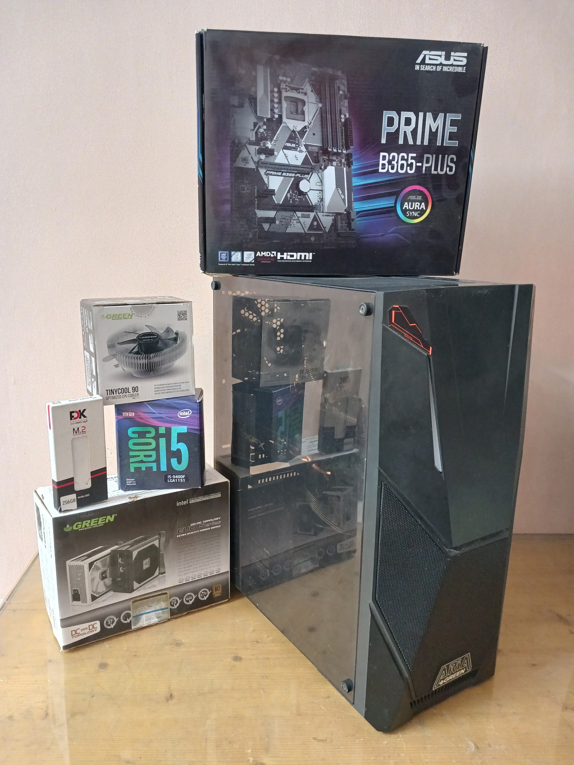 کیس گیمینگ i5 9400F با رم 16GB و Rx580 8GB