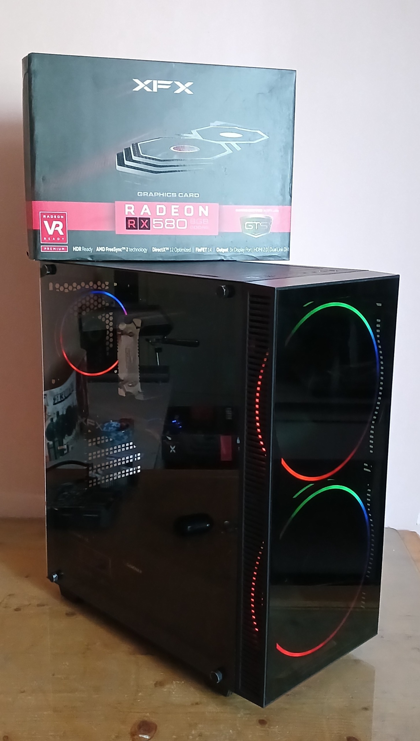 کیس گیمینگ i5 9400F با رم 16GB و RX580 8GB