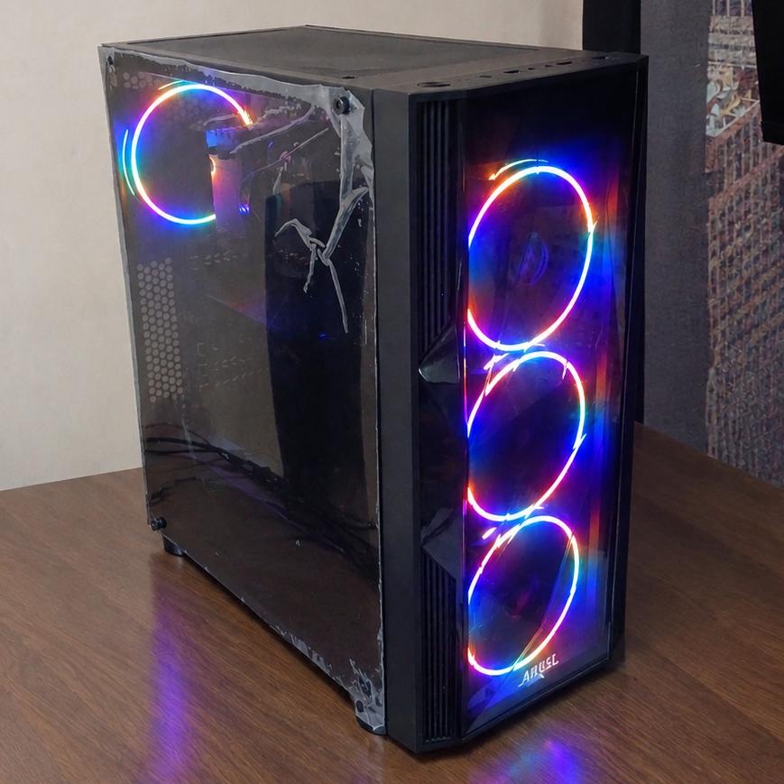 کیس گیمینگ i7 3820 با رم 16GB و Rx580 8GB DDR5