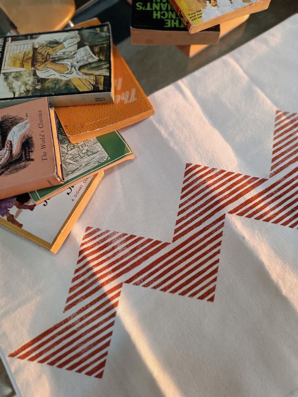 روکوسنی چاپ دست متقال با کیفیت