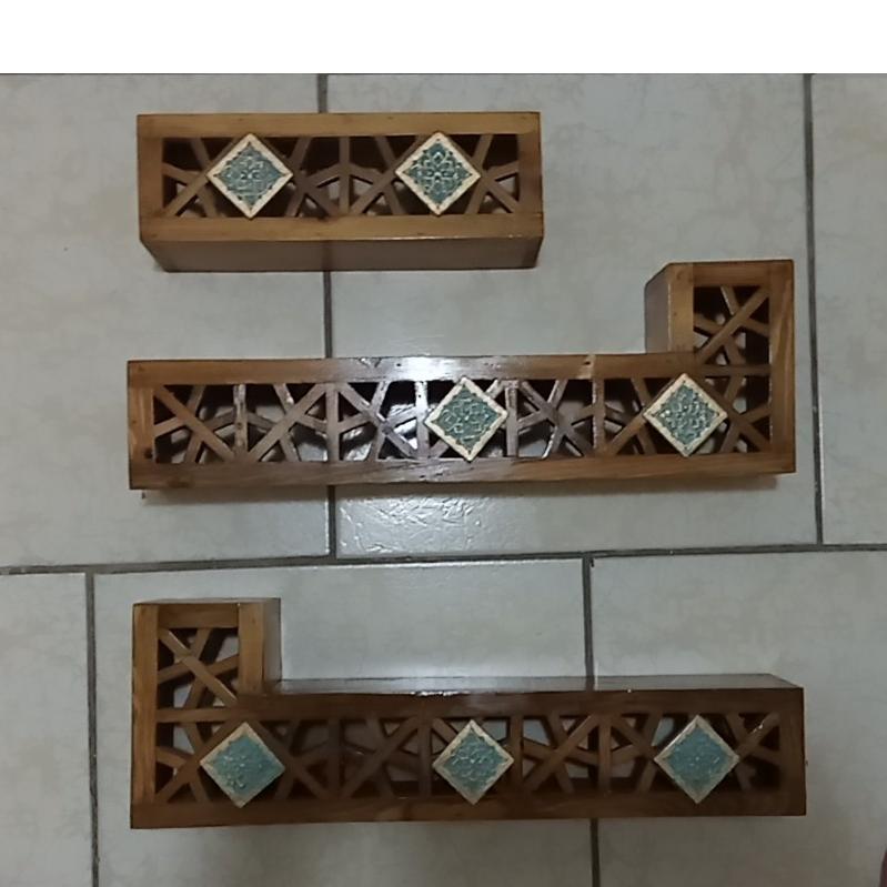 شلف واستند طاقچه چوبی آنتیک قدیمی