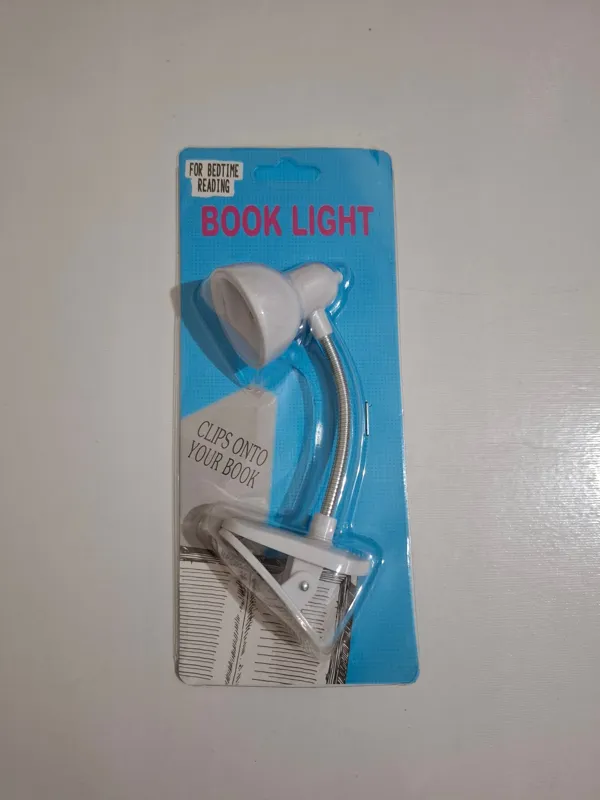 چراغ مطالعه همراه سفید (آکبند)