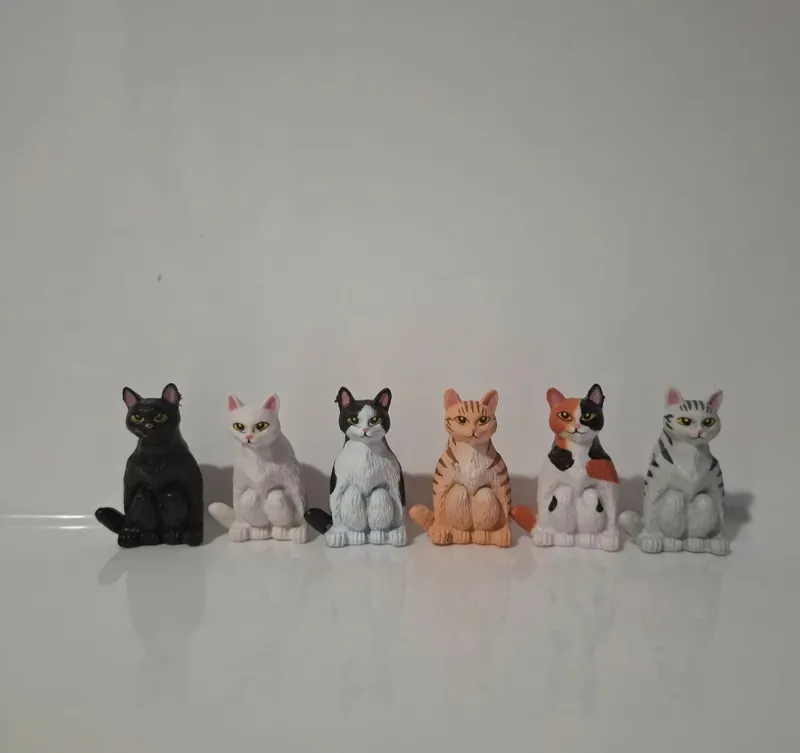 فیگور 6 عددی 4.5 سانتی گربه (نو)