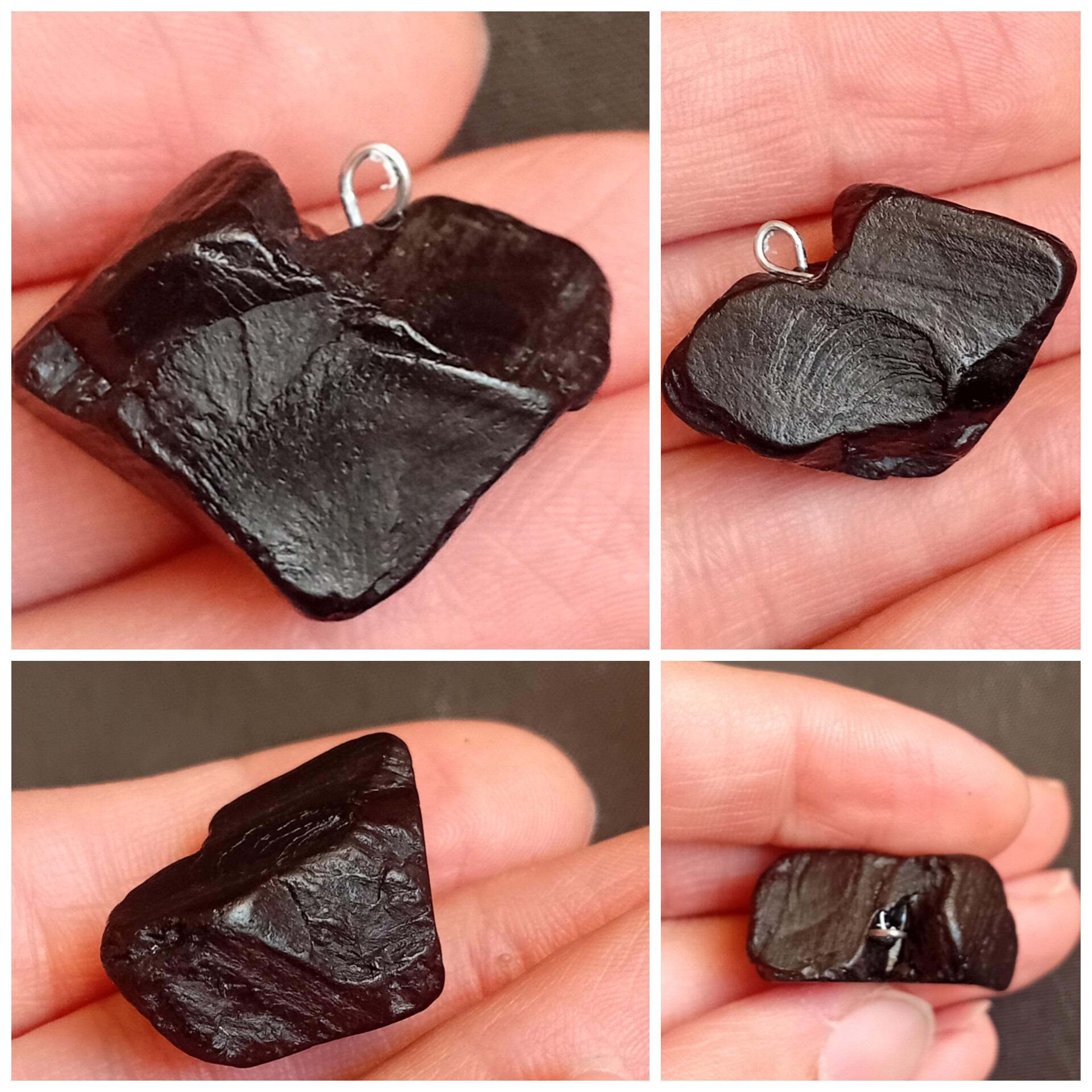 آویز سنگ شبق ظریف اصل شکل طبیعی قلب