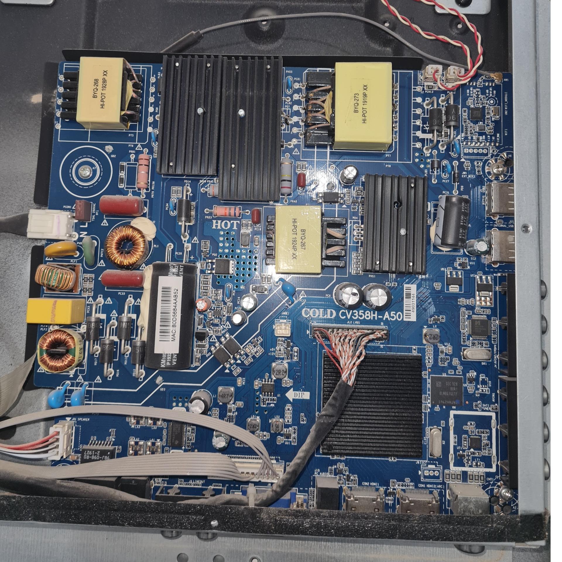 مادر برد تلویزیون ماسر یا میسر 50 اینچ