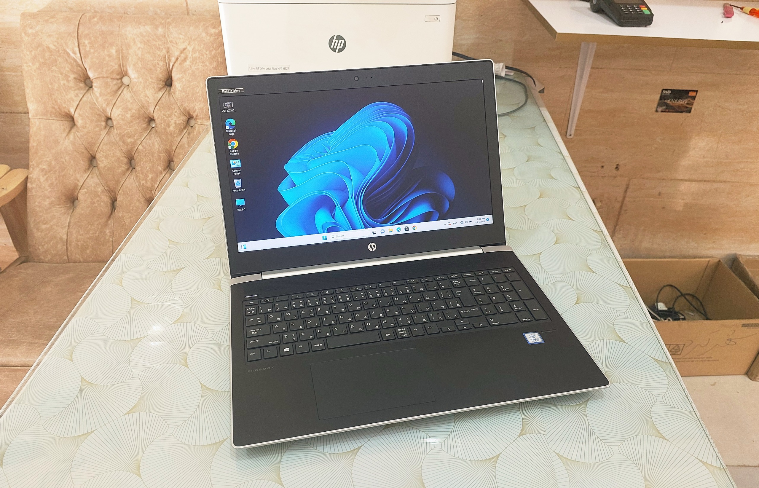 اچ پی probook با دوتاهارد تمیز و درحد