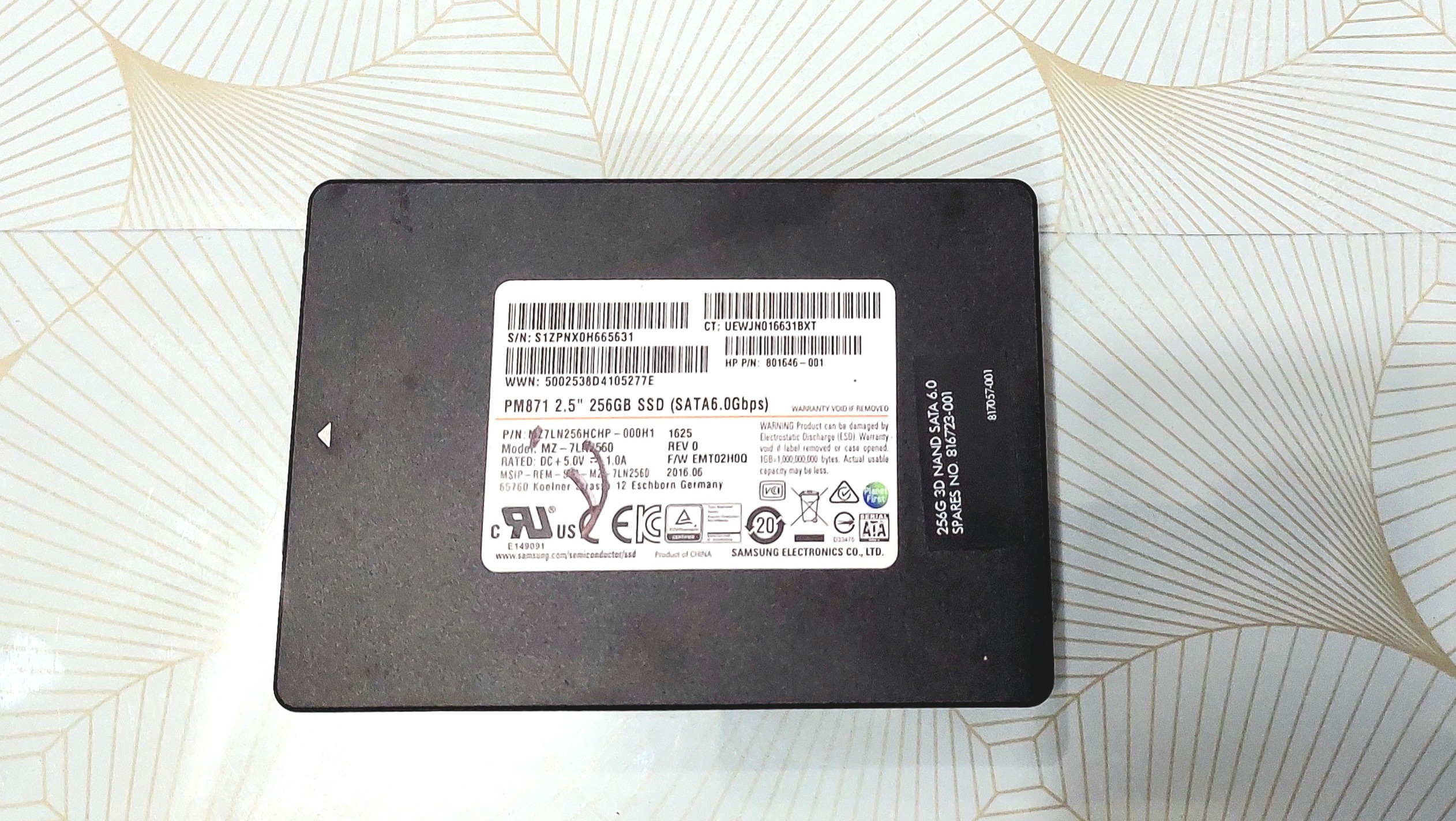 هارد 256 گیگ ssd سامسونگ